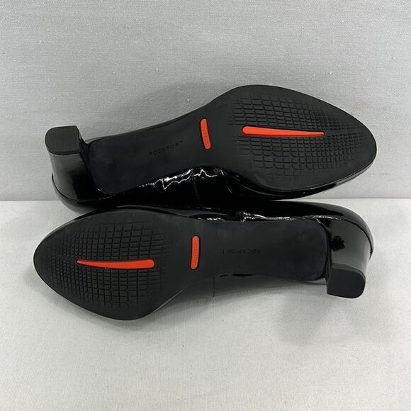 Rockport Total Motion Leah Pumps- Black Patent Leather- Size 9W- NIB - Picture 6 of 7
